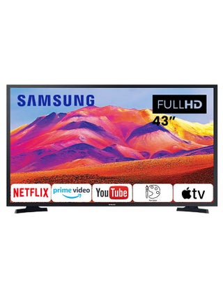 تلفزيون ذكي بدقة Full HD مقاس 43 بوصة مع جهاز استقبال مدمج 43T5300 / UA43T5300AUXEG أسود - v1669651353/N36660157A_1