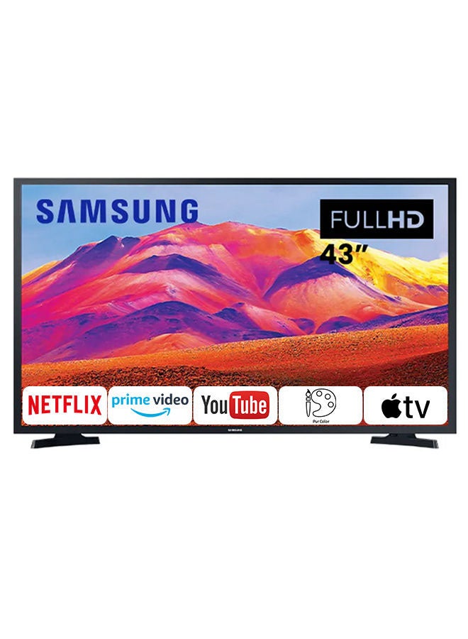 سامسونج - تلفزيون ذكي بدقة Full HD مقاس 43 بوصة مع جهاز استقبال مدمج 43T5300 / UA43T5300AUXEG أسود - Image 1