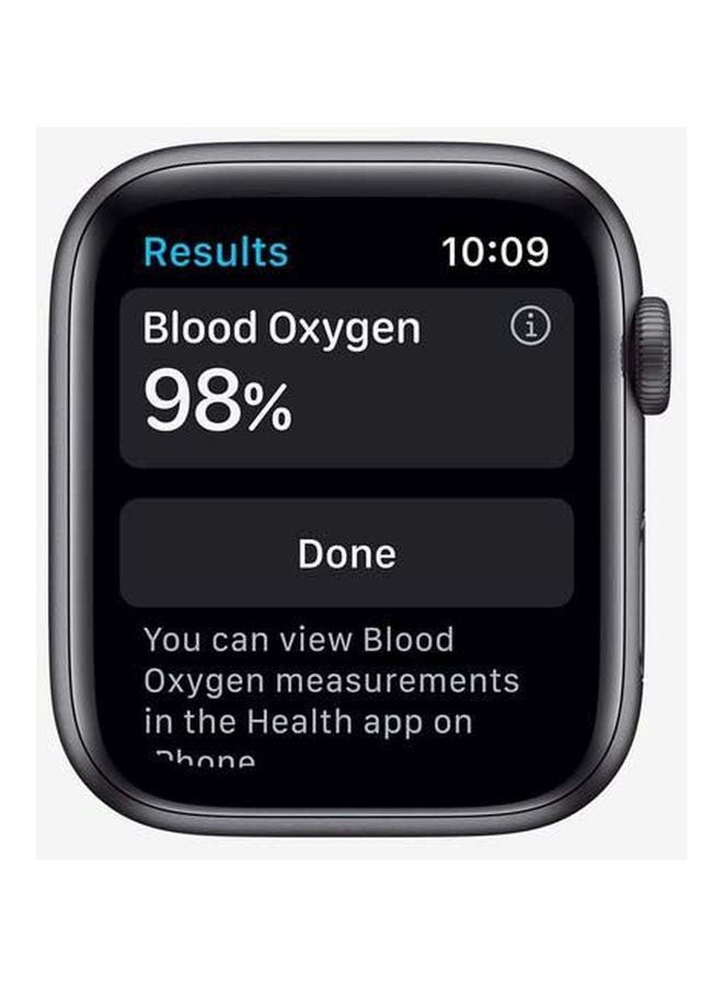 Apple Watch SE-40 mm GPS Space Gray Aluminium Case with Sport Band Black/Midnight  - Image 4