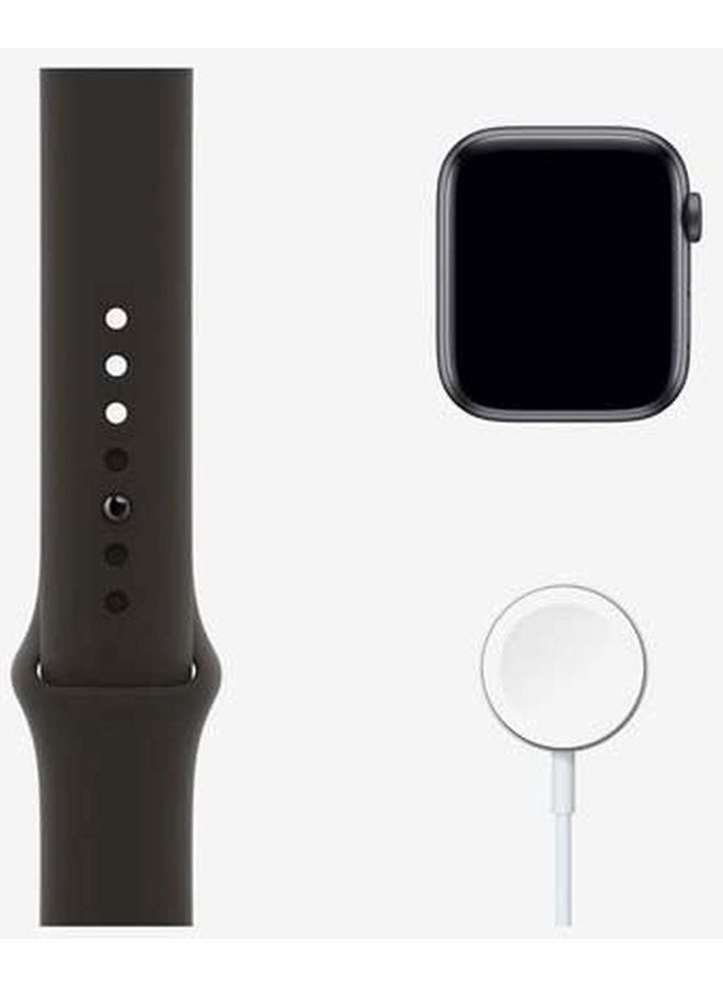 Apple Watch SE-40 mm GPS Space Gray Aluminium Case with Sport Band Black/Midnight  - Image 5
