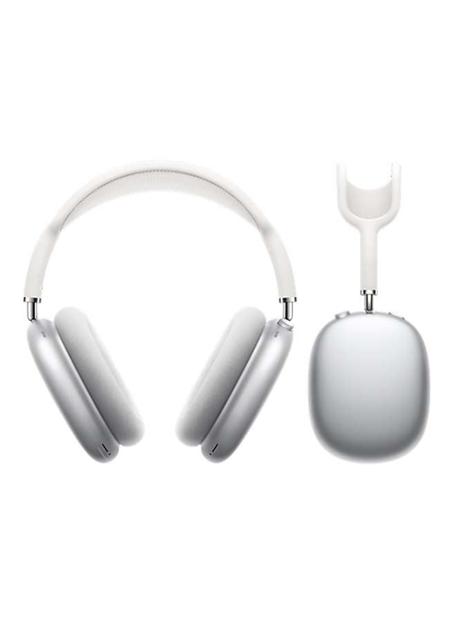 Apple - AirPods Max Bluetooth Over-Ear Active Noise Cancellation Headphones Silver - Image 1