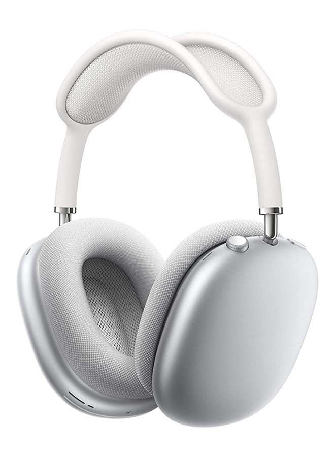 Apple - AirPods Max Bluetooth Over-Ear Active Noise Cancellation Headphones Silver - Image 1