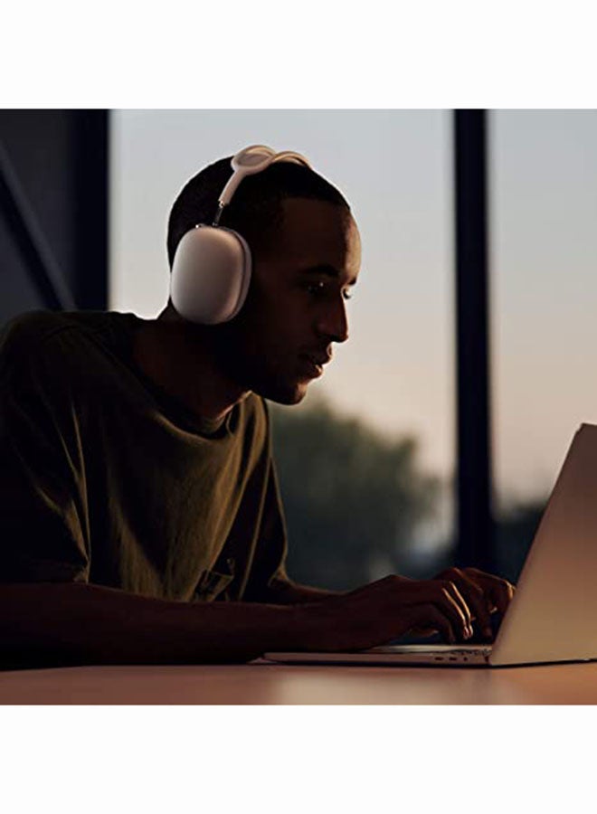Apple - AirPods Max Bluetooth Over-Ear Active Noise Cancellation Headphones Silver - Image 1