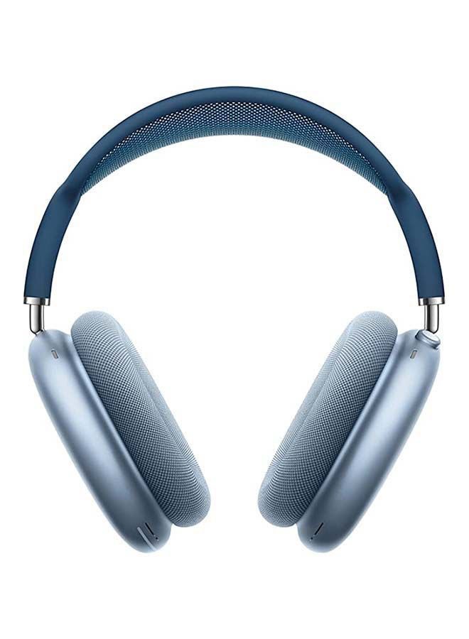 Apple - AirPods Max Bluetooth Over-Ear Active Noise Cancellation Headphones Sky blue - Image 1