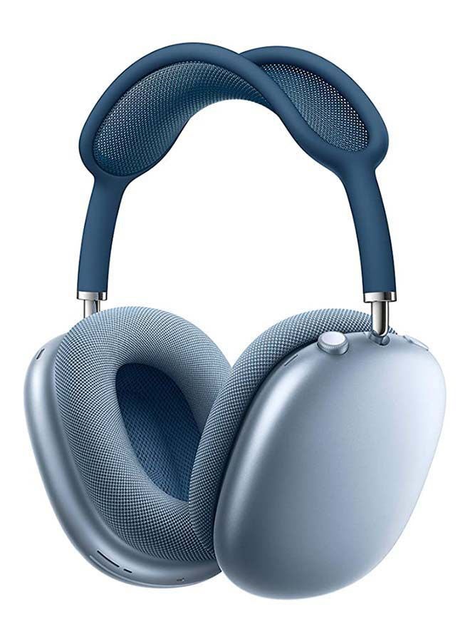 Apple - AirPods Max Bluetooth Over-Ear Active Noise Cancellation Headphones Sky blue - Image 1