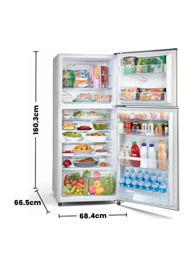 Toshiba No-Frost Refrigerator, 355 Liters, GR-EF40P-J-S Silver - Image 2