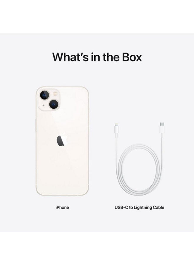 Apple - iPhone 13 256GB Starlight 5G With FaceTime - KSA Version - Image 1