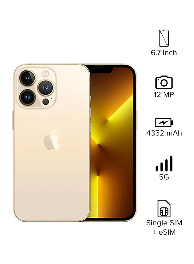 Apple - iPhone 13 Pro Max 128GB Gold 5G With FaceTime - KSA Version - Image 1