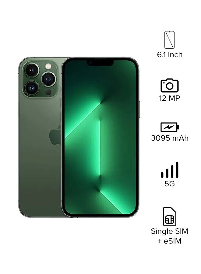 Apple - iPhone 13 Pro 256GB Alpine Green 5G With FaceTime - KSA Version - Image 1