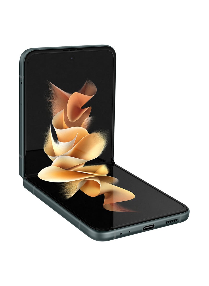 Renewed - Galaxy Z Flip 3 5G Single SIM Green 8GB RAM 256GB - Middle East Version