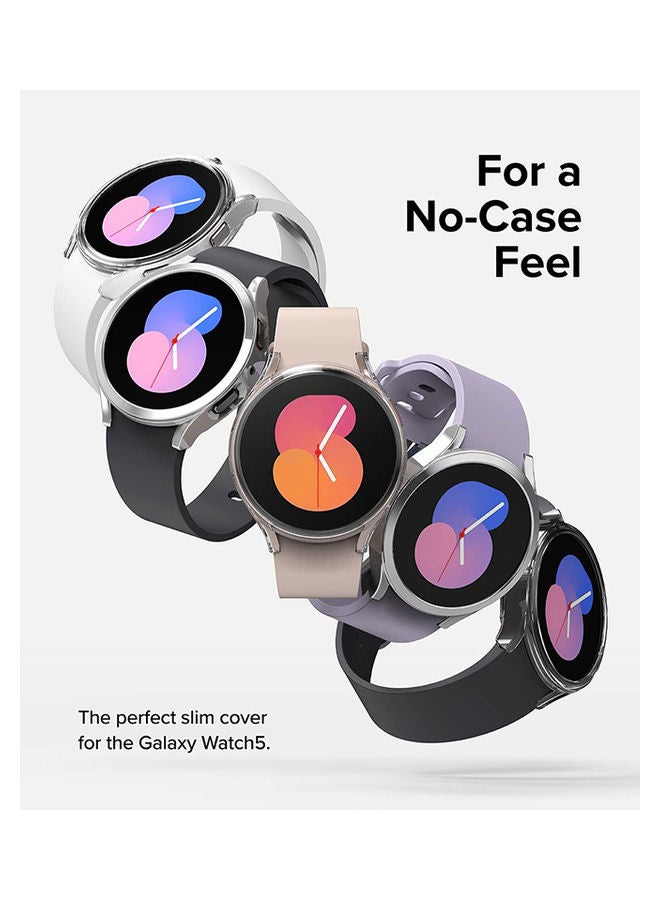 رينجك Slim Cover Compatible With Samsung Galaxy Watch 5 Case 44mm Anti-Yellowing Premium PC Hard Thin Clear - Image 3