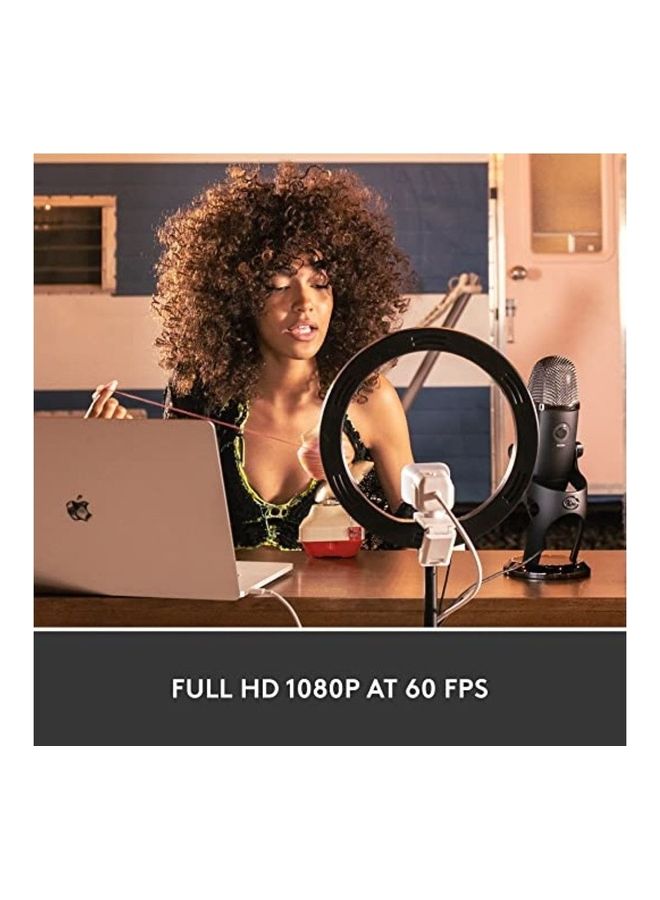 Logitech Creators Streamcam Premium Webcam For Streaming And Video Content Creation Full Hd 1080P 60 Fps Premium Glass Lens Smart Autofocus Usb Connection For Pc Mac White  - Image 2