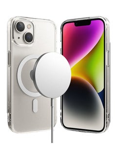 Ringke Fusion Magnetic Hard Translucent Shockproof Soft TPU Bumper Phone Case For iPhone 14 Matte Clear  - Image 1