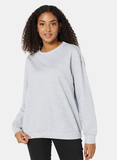 ستايلست بارك Oversized Sweatshirt Grey