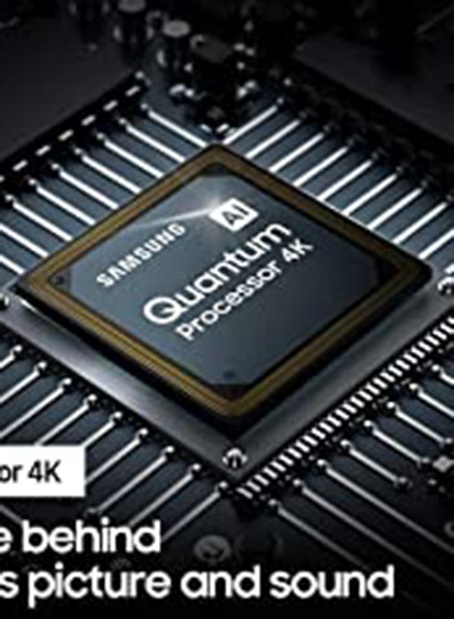 Samsung - Samsung 65 Inch Flat QLED 4K 100% AI Quantum Processor with Quantum Xcelerator Turbo Plus  (Model 2021) QA65Q70AAUXUM Grey - Image 1