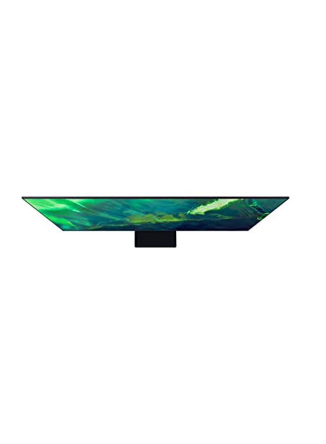 Samsung - Samsung 65 Inch Flat QLED 4K 100% AI Quantum Processor with Quantum Xcelerator Turbo Plus  (Model 2021) QA65Q70AAUXUM Grey - Image 1