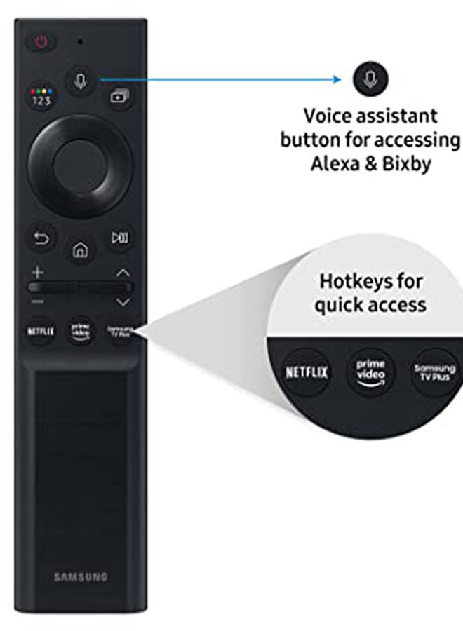 Samsung - SAMSUNG 65-Inch Class QLED Q60A Series - 4K UHD Dual LED Quantum HDR Smart TV with Alexa Built-in ( 2021 Model) QA65Q60AAUXUM Black - Image 1