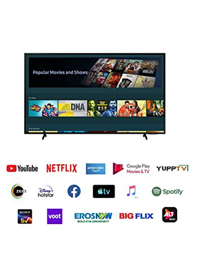 Samsung - SAMSUNG 65-Inch Class QLED Q60A Series - 4K UHD Dual LED Quantum HDR Smart TV with Alexa Built-in ( 2021 Model) QA65Q60AAUXUM Black - Image 1