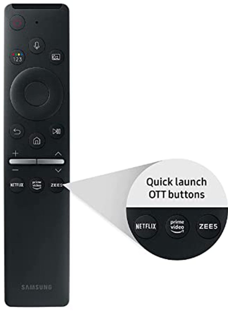 Samsung - 50 Inch 4K UHD Smart LED TV, HDR Crystal Processor 4K With Tizen OS, 60 Hz Refresh rates and Built-In Receiver Model (2021). UA50AU7000UXUM Black - Image 1