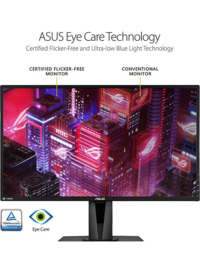 ASUS - TUF Gaming VG27BQ 27” Monitor 165Hz 1440P 0.4ms Elmb Sync Eye Care DisplayPort HDMI 27inch Black - Image 1