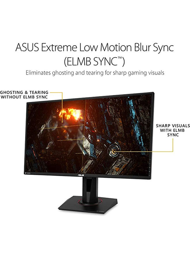 ASUS - TUF Gaming VG27BQ 27” Monitor 165Hz 1440P 0.4ms Elmb Sync Eye Care DisplayPort HDMI 27inch Black - Image 1