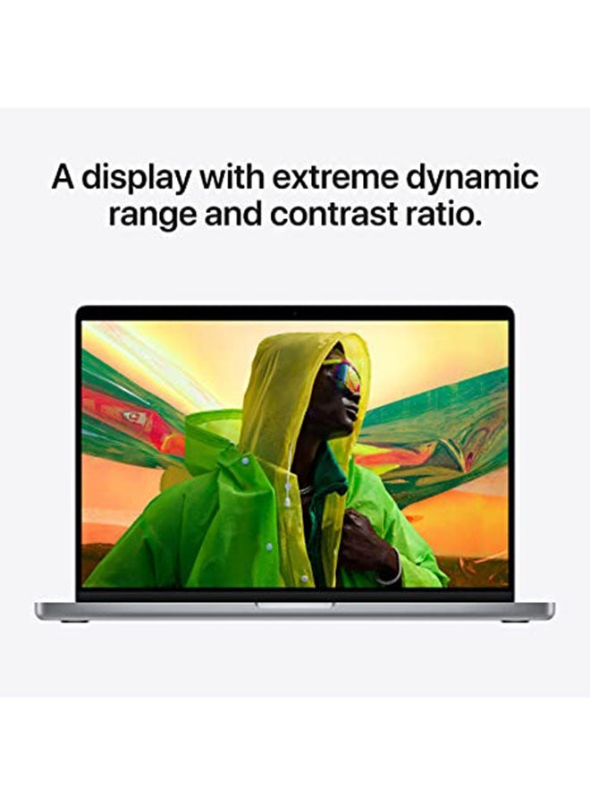 Apple - MacBook Pro MKGP3 14-Inch Liquid Retina XDR Display Apple M1 Pro Chip With 8-Core CPU And 14-Core GPU/16GB RAM/512GB SSD/English And Arabic Keyboard Space Grey - Image 1