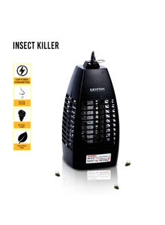 Powerful UV Light Electric Insect Killer Black