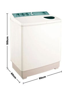 Washing Machine Half Automatic, 2 Motors 500 W VH-720 White - v1669732340/N49804065A_2