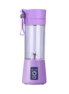 abyss Portable Mini Blender 380.0 ml 80.0 W Portable Blender Smoothie Juicer Cup Purple/Clear  - Image 1