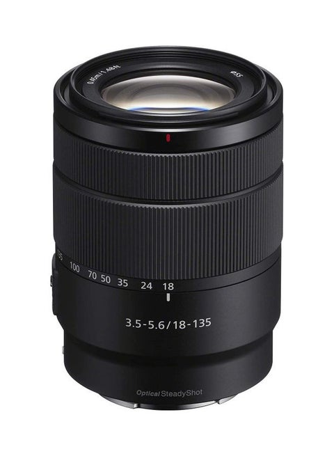 عدسة تكبير SEL18135 APS-C E-Mount مقاس 18-135 مم وبعد بؤري F 3.5-5.6 مع تثبيت بصري
