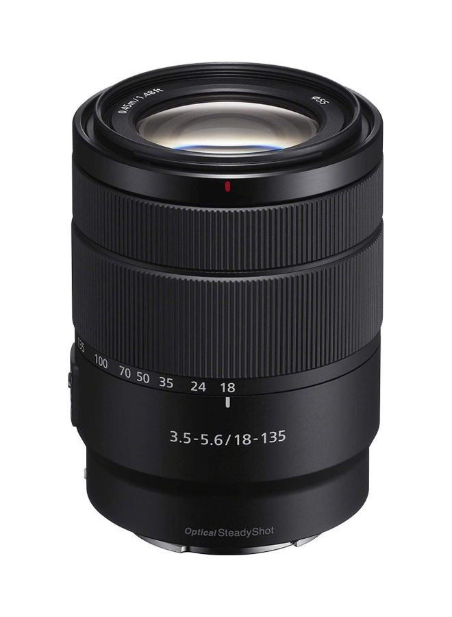 Sony SEL18135, E 18 135mm F3.5 5.6 OSS E Mount Lens, Black, SEL18135.SYX  - Image 1