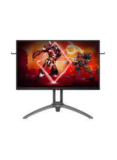 AOC 27 inch, AG273QX, VA QHD gaming monitor with 165 Hz refresh rate, 1ms response rate, built In speakers 27inch Black/Titanium grey
