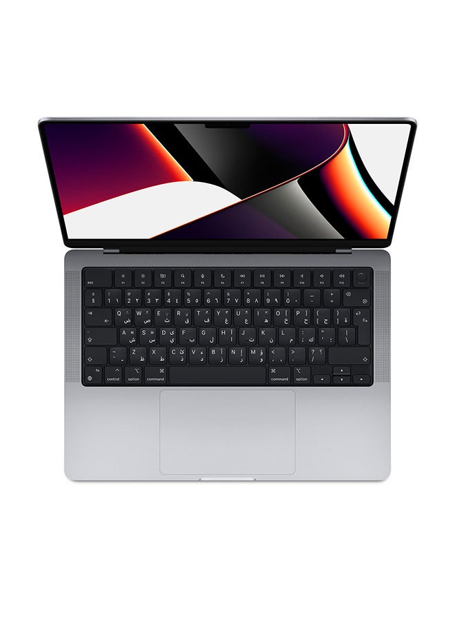 Apple - MacBook Pro MKGQ3 14-Inch Liquid Retina XDR Display Apple M1 Pro Chip With 10-Core CPU And 16-Core GPU/16GB RAM/1TB SSD/English And Arabic Keyboard Space Grey - Image 1