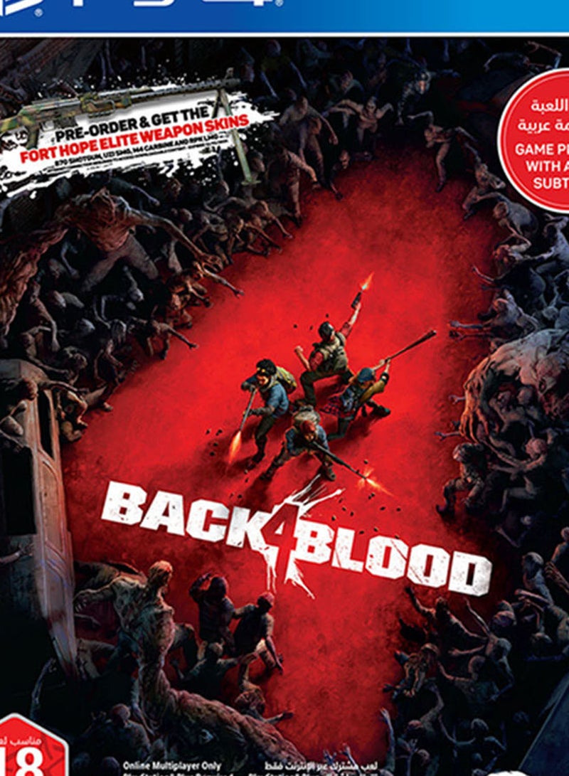 دبليو بي جيمز لعبة "Back 4 Blood (English/Arabic)" - إصدار الإمارات العربية المتحدة - playstation_4_ps4  - Image 4