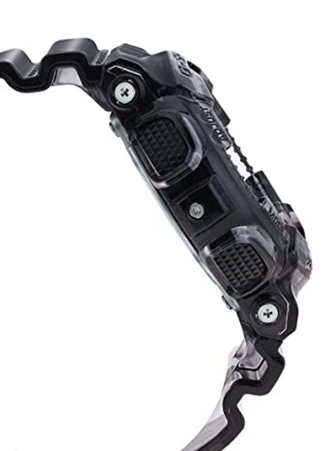 جي شوك ساعة يد رقمية بعقارب وسوار من الراتنج بتصميم دائري مقاس 55 مم - لون أسود طراز GA-110SKE-8ADR للرجال - Image 2