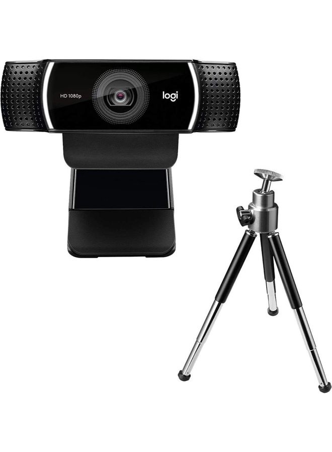 Logitech - Yeti USB Microphone And C922 Webcam Pro Streamer Pack 988-000432 Blackout - Image 1