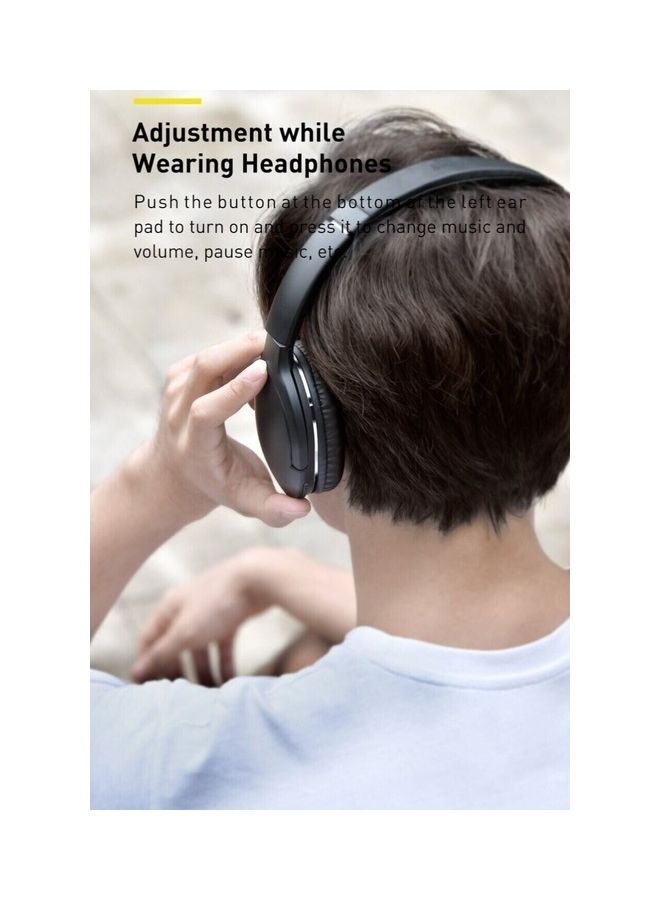 Over-Ear Wireless Bluetooth 5.3 Headphones with 50H Battery Life, 40mm Hi-Fi Drivers, Foldable Design, Built-in Mic for Calls & Gaming, Dual Device Pairing, Wired & Wireless Modes, Noise Isolation, Adjustable Headband, Compatible with iPhone, Android, PC, Mac, Tablet, Laptop (Black) Black