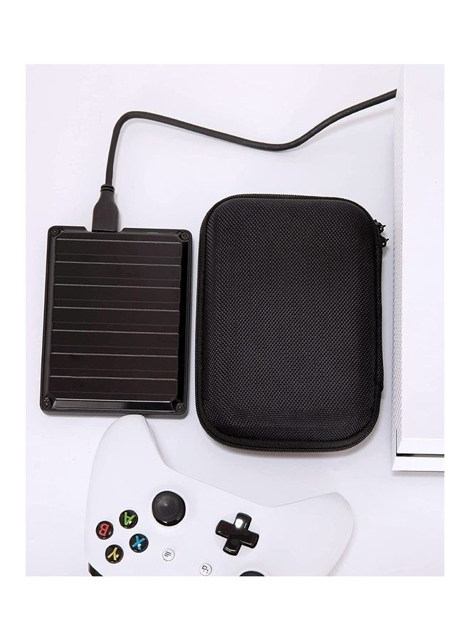 MARGOUN Electronics Accessories Case EVA External Hard Drive SDD Carrying Case Travel Tech Organizer Bag Multipurpose for USB Cables/ Power Bank/ Memory Cards/ Earphone/ Flash Drive 15x10x4.5cm Black  - Image 2