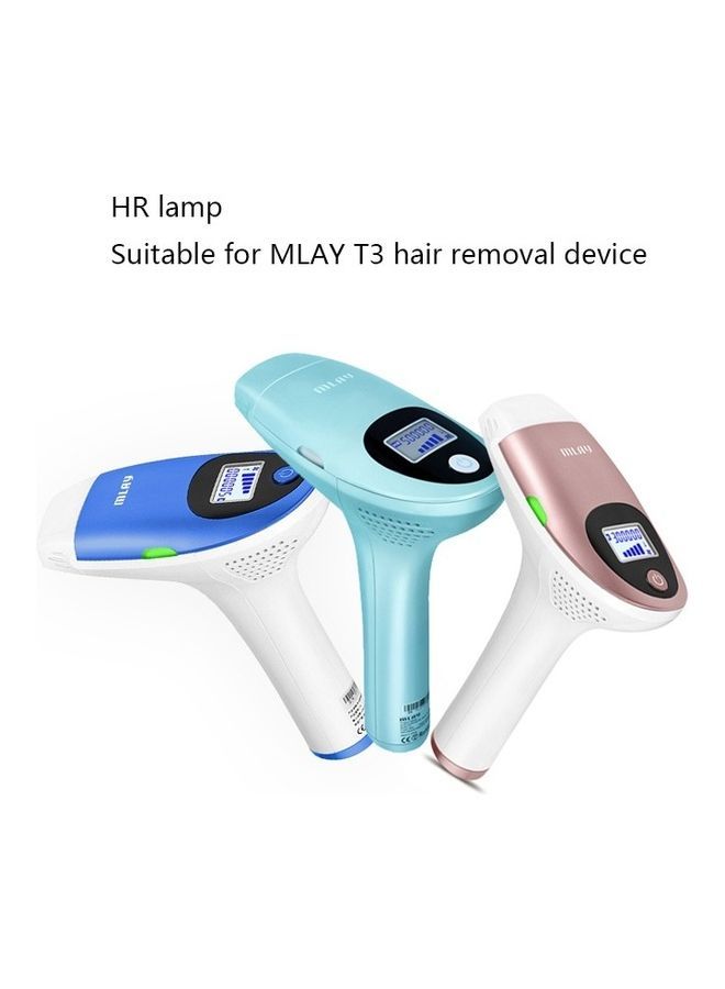ملاي مصباح إزالة شعر T3 بعدد 500000 نبضة مناسب لجهاز إزالة الشعر بتقنية IPL أبيض - Image 2