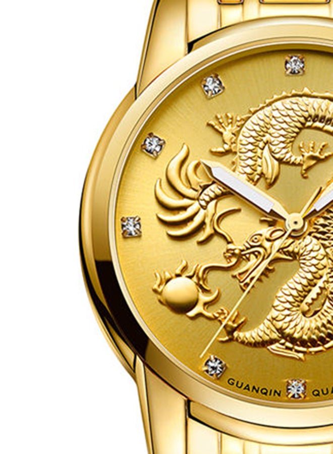 GUANQIN - Men's Original Big Gold Watch GS1906901 - Image 1