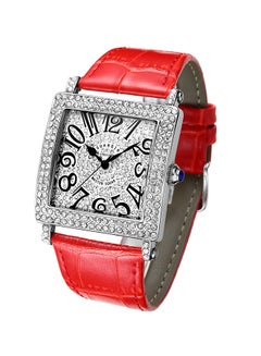 Women's Analog Leather Strap Watch GS1911804