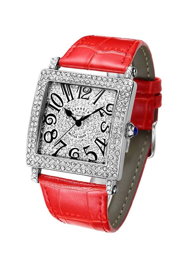 GUANQIN - Women's Analog Leather Strap Watch GS1911804 - Image 1