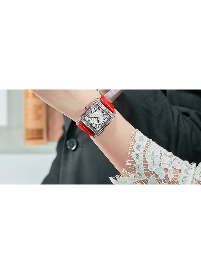 GUANQIN - Women's Analog Leather Strap Watch GS1911804 - Image 1