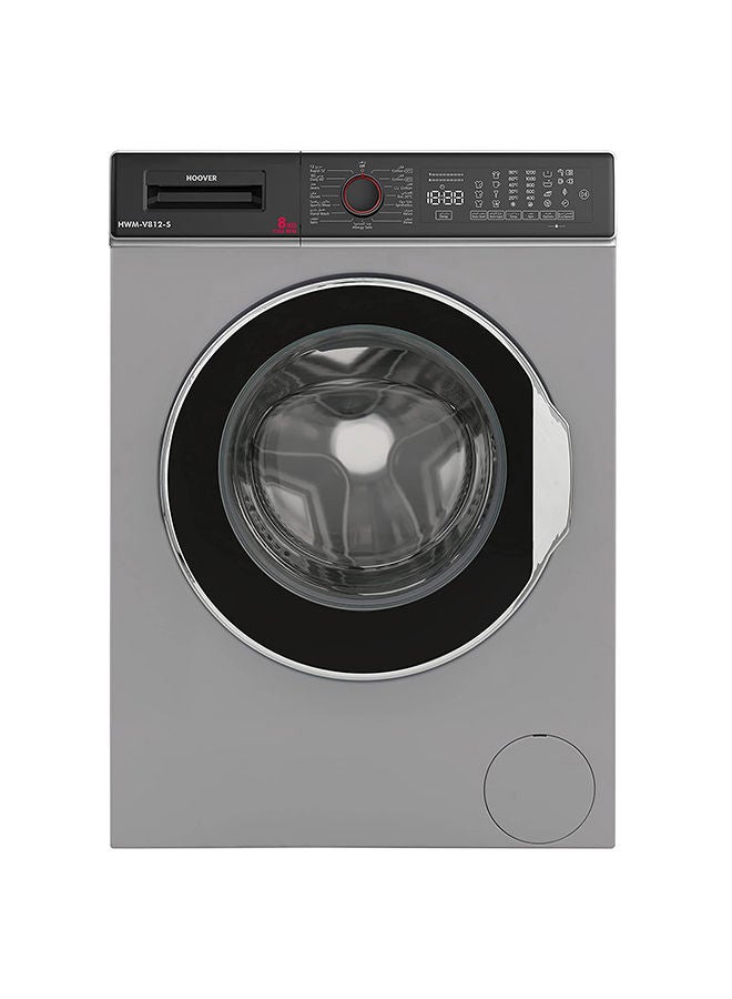 Front Load Fully Automatic Washing Machine 1800 W HWM-V812-S silver - v1669819833/N48565726A_1