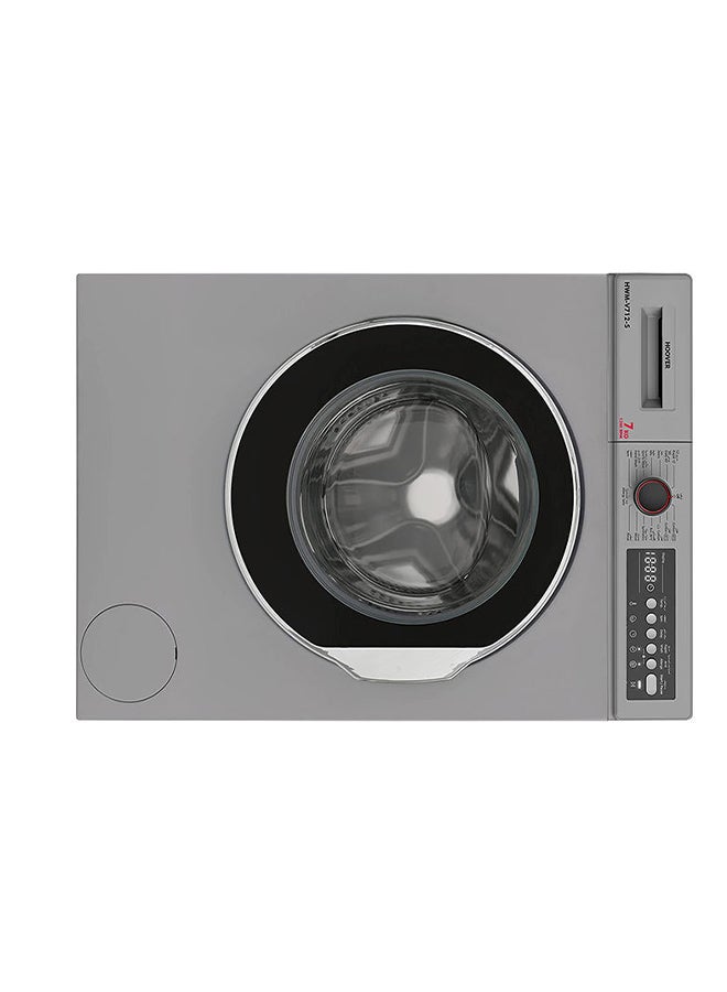 Front Load Fully Automatic Washing Machine 1300 W HWM-V712-S silver
