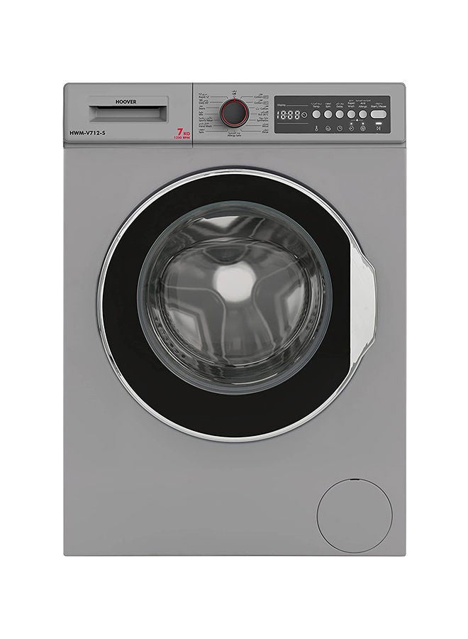 Front Load Fully Automatic Washing Machine 1300 W HWM-V712-S silver