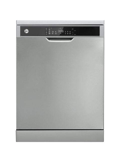 Free Standing Dishwasher, 15 Place Settings, 7 Programs, Steel, Made In Turkey HDW-V715-S silver