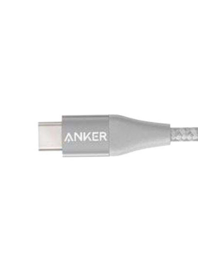 Anker - Power Line+II USB-C Cable With Lightning Connector Silver - Image 1