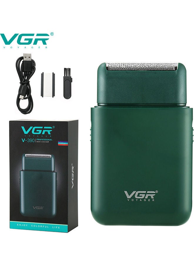 VGR - Razor For Men Washable USB Rechargeable Cordless Portable Travel Electric Foil Shaver With Precision Pop Up Beard Trimmer Grooming Multifunction Multicolour 9.4*5.4*1.7cm - Image 1