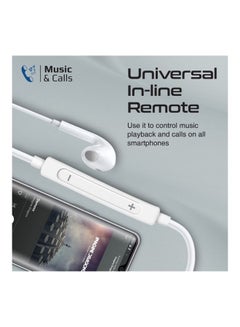 PROMATE Mono Earbud,Ergonomic In-Ear HD Wired Mono Earphone with Dynamic 13mm Drivers,Microphone,Call Function and In-Line Volume Controls for MacBook Pro,iPad Air,Smartphones,Buzz White  - Image 4